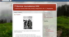 Desktop Screenshot of p-seminar-journalismus.blogspot.com