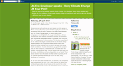 Desktop Screenshot of ecodeveloper.blogspot.com