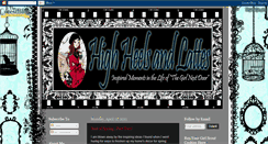 Desktop Screenshot of highheelsandlattes.blogspot.com