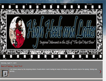 Tablet Screenshot of highheelsandlattes.blogspot.com