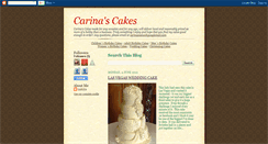 Desktop Screenshot of carinascakes.blogspot.com