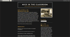 Desktop Screenshot of miceintheclassroom.blogspot.com