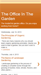 Mobile Screenshot of garden-office-worker.blogspot.com