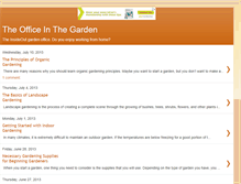 Tablet Screenshot of garden-office-worker.blogspot.com