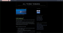 Desktop Screenshot of allthingstasmania.blogspot.com