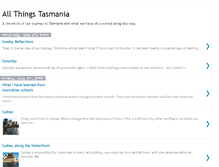Tablet Screenshot of allthingstasmania.blogspot.com