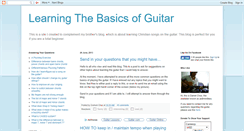 Desktop Screenshot of basicsofguitar.blogspot.com