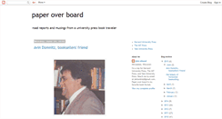 Desktop Screenshot of paperoverboard.blogspot.com