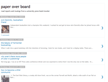 Tablet Screenshot of paperoverboard.blogspot.com