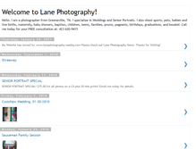 Tablet Screenshot of lanephotographytn.blogspot.com