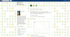 Desktop Screenshot of mickes-mejl.blogspot.com