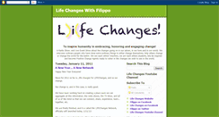 Desktop Screenshot of lifechangeswithfilippo.blogspot.com
