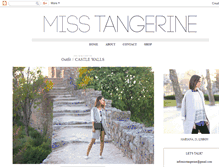 Tablet Screenshot of miss-tangerine.blogspot.com