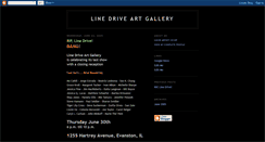 Desktop Screenshot of linedriveartgallery.blogspot.com