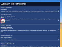 Tablet Screenshot of cyclinginthenetherlands.blogspot.com