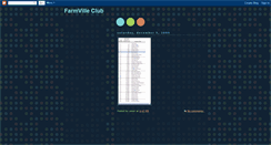 Desktop Screenshot of farmvilleclub.blogspot.com
