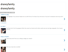 Tablet Screenshot of draneyfamilyblog.blogspot.com