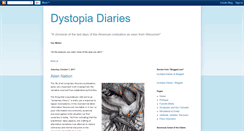 Desktop Screenshot of dystopiadiaries.blogspot.com