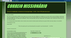 Desktop Screenshot of correiomissionario.blogspot.com