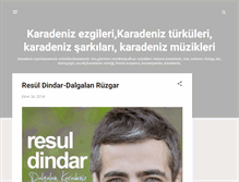 Tablet Screenshot of karadenizezgileri.blogspot.com