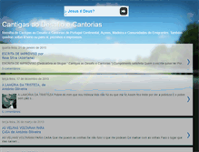Tablet Screenshot of cantigas-ao-desafio.blogspot.com