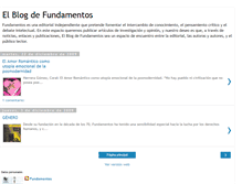 Tablet Screenshot of editorialfundamentos.blogspot.com