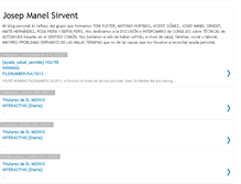 Tablet Screenshot of josep-manel-sirvent.blogspot.com