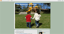 Desktop Screenshot of ourmontessorichronicles.blogspot.com