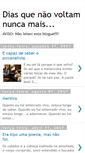 Mobile Screenshot of diasquenaovoltamnuncamais.blogspot.com
