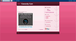 Desktop Screenshot of casssidycam.blogspot.com
