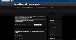 Desktop Screenshot of logammulia-harga.blogspot.com