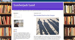 Desktop Screenshot of lumberjackland.blogspot.com