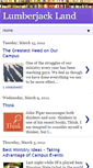 Mobile Screenshot of lumberjackland.blogspot.com