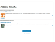 Tablet Screenshot of modestlybeautiful.blogspot.com