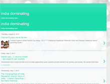 Tablet Screenshot of indiadominating.blogspot.com