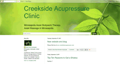 Desktop Screenshot of creeksideclinicacupressure.blogspot.com