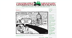 Desktop Screenshot of conservativeminnesota.blogspot.com