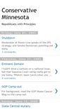 Mobile Screenshot of conservativeminnesota.blogspot.com