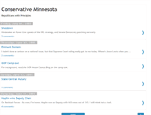 Tablet Screenshot of conservativeminnesota.blogspot.com