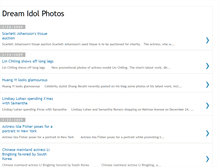 Tablet Screenshot of dream-idol-photos.blogspot.com