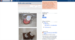 Desktop Screenshot of bellacakecatering.blogspot.com