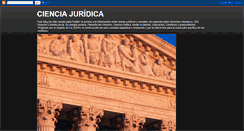 Desktop Screenshot of lacienciadelajusticia.blogspot.com