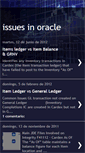 Mobile Screenshot of issuesinoracle-lse.blogspot.com