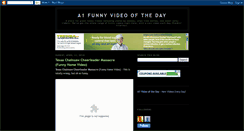 Desktop Screenshot of a1funnyvideooftheday.blogspot.com