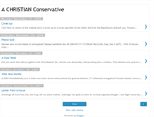 Tablet Screenshot of conservativechristian.blogspot.com