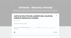 Desktop Screenshot of e-vivienda.blogspot.com