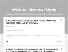 Tablet Screenshot of e-vivienda.blogspot.com