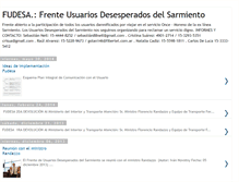 Tablet Screenshot of desesperadosdelsarmiento.blogspot.com