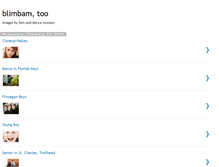Tablet Screenshot of blimbam-gallery.blogspot.com