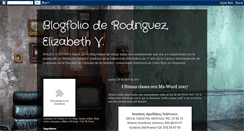 Desktop Screenshot of elizabethvrodriguez.blogspot.com